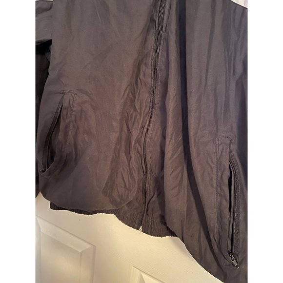 WEATHERPROOF‎ WINDBREAKER JACKET SIZE LARGE BLACK WHITE - Picture 3 of 8